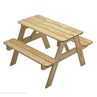 KT04 Cheap Price solid wood kids picnic table