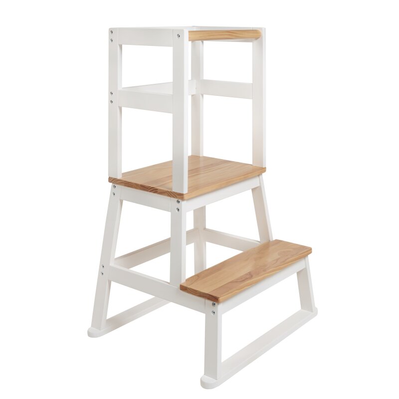 Solid Wood Modern Kids Learning Tower